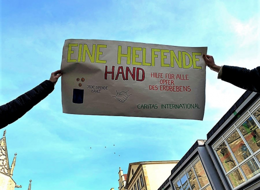 Spendenaktion der Klasse 10c